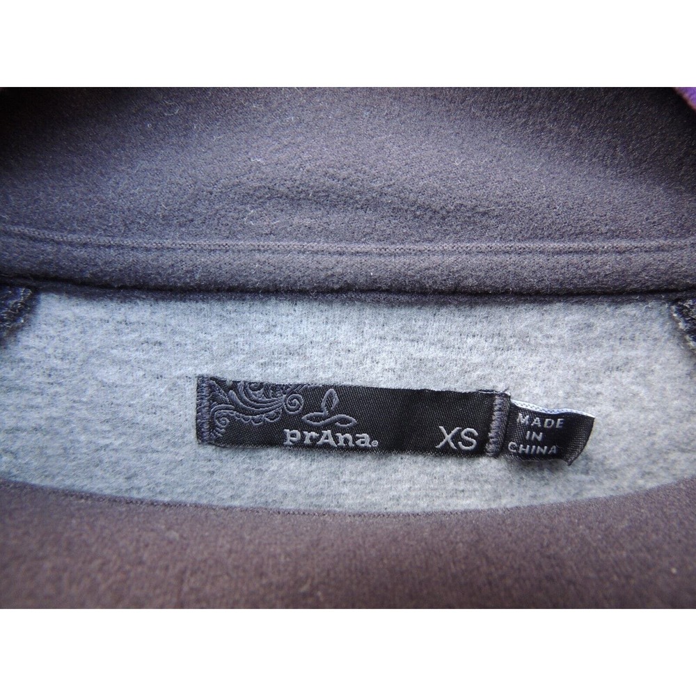 PrAna Brandie Wool Blend Sweater XS Snap Closure Neck - Picture 4 of 7